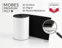 Filc samoprzylepny 10x100 czarny