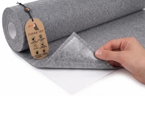 Filc samoprzylepny z klejem szary 3mm | miękki soft | 400g/m² | 50x150 cm