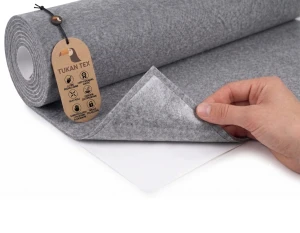 Filc samoprzylepny z klejem szary 3mm | miękki soft | 400g/m² | 50x150 cm